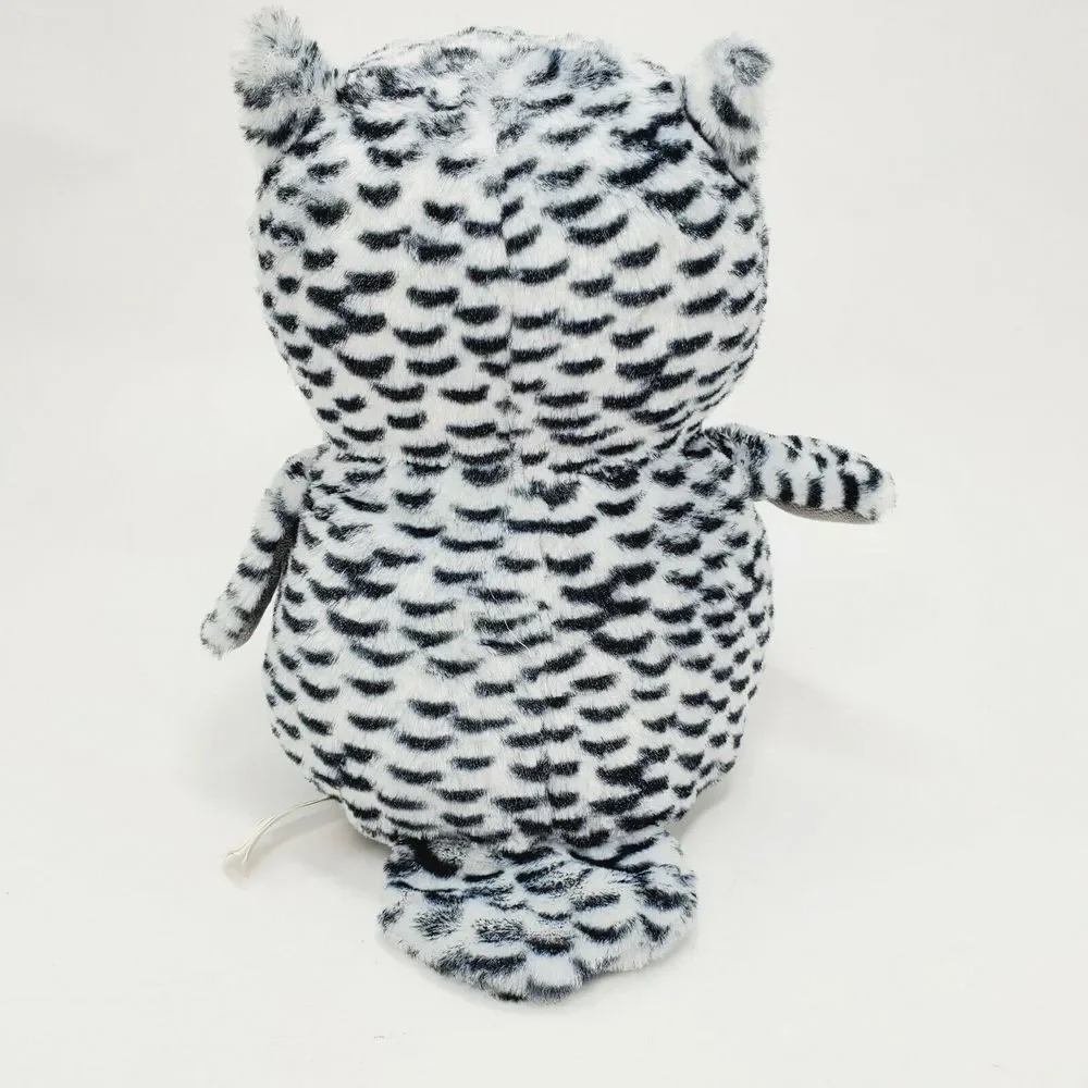 Scent Sations Plush‎ Snowy Owl The Toy Factory Black and White S2 Bubblegum
